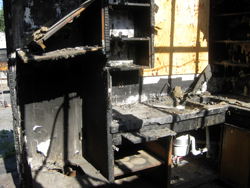 Reparos de daños de fuego (Antes)